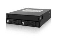 ICY DOCK Panel za pogone MB994IKO-3SB, hot-swap, brava, 4x 2.5" SAS/SATA, crna